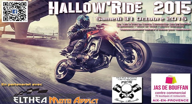 Hallow'Ride 2015 aur Aix en Provence avec Adept' Moto
